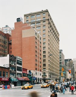 The apartment sits at a lofty remove from the busy Chelsea streets.