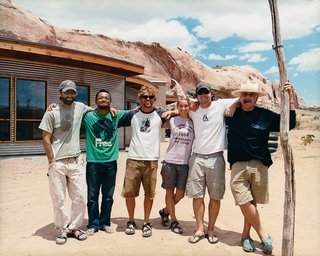 DesignBuildBLUFF’s 2007 team put the finishing touches on their latest project.