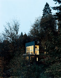 Uninspired by the loft options in downtown Portland, Oregon, the Andréns opted to design and build their own freestanding version in the hills just minutes from the city.