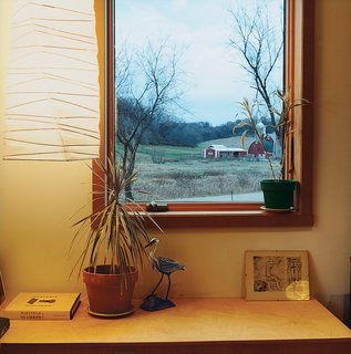 The home’s windows perfectly frame views of the neighboring sights.