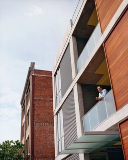 Kansas City, MO - Photo 4 of 8 - Developer Chris Sally has been known to have conversations with passersby from his "cigar-smoking balcony."