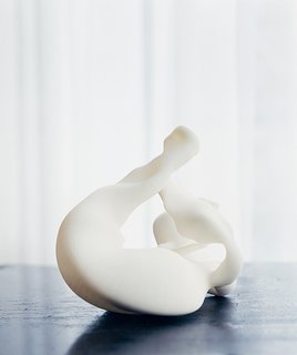 An Airborne Snotty vase, reflecting his determination to make even bodily functions beautiful.