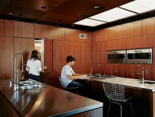 The Jonathan - Photo 5 of 10 - Segal designed the kitchen cabinets. The oven and cooktop are by Gaggenau; the sink is by Franke.