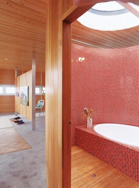 Go With the Flow - Photo 8 of 11 - Eddy Uritani (or Uncle Eddy, as he’s known to Zane) did all the tile work in the kitchen and bathroom. The tiles come from a Canadian company called Interstyle.