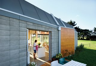 Long Division - Photo 4 of 5 - The courtyard facing Anne Cornege is sheltered from the Wairarapa winds year-round.
