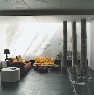 Light floods the whole house.