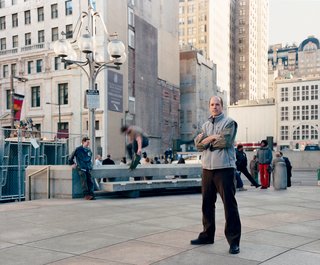 All-Inclusive Architecture - Photo 1 of 3 - Architect Anthony Bracali stands in the middle of Love Park—a favorite spot for skateboarders, even though they’re no longer welcome here. Love Park served as Bracali’s muse for the yet-to-be-built Schuylkill River Skatepark, which he hopes will help bring skateboarding into the social fold of the city.