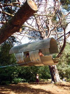 The Flying Pigsty provides the perfect place for young boys–or pigs with wings–to wile away summer afternoons.