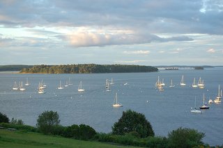 Portland, Maine - Photo 1 of 5 - A view of the Promenade, looking out to Cascoe Bay.