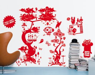 A+R Owners at DoD 2009 - Photo 2 of 3 - Flora and Fauna wall vinyls by Tado for Domestic. Available at A+R.