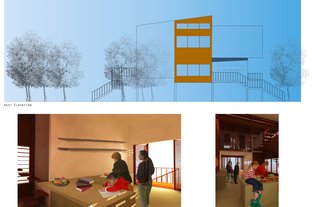 NOLA Design Competition - Photo 12 of 20 - The Kitchen Blender (interior) by Claudia Barra de Vincenzo and Tracy Sun of McGill University
