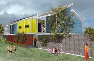 NOLA Design Competition - Photo 13 of 20 - The Lakeview House (exterior) by Thomas Colosino and David Lachin of Louisiana State University, Winning Design