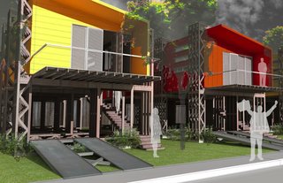NOLA Design Competition - Photo 19 of 20 - Wood Frame House (exterior) by Lilia Koleva and Philippe Larocque of McGill University