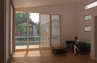 NOLA Design Competition - Photo 20 of 20 - Wood Frame House (interior) by Lilia Koleva and Philippe Larocque of McGill University