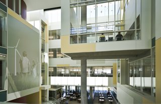 Great River Energy Headquarters (interior view) in Maple Grove, Minnesota, by Perkins + Will. Photo by Lucie Marusin.