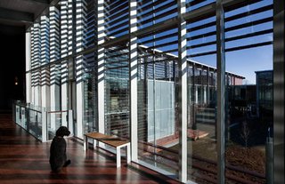 World Headquarters for the International Fund for Animal Welfare (interior view) in Yarmouthport, Massachusetts, by designLAB Architects. Photo by Peter Vanderwarker.