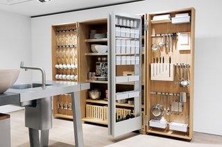 The Tool Cabinet of the b2 system contains everything you would ever need to cook and serve your food.