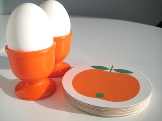 From Stockholm, With Love - Photo 6 of 11 - Set of four coasters, mixed apples, by Lotta Kühlhorn