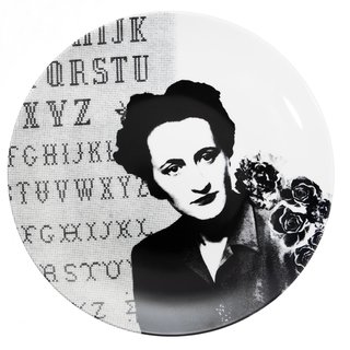 From Stockholm, With Love - Photo 9 of 11 - Mormor (or Grandmother) plate from the Between Us Women series, by Lisa Bengtsson