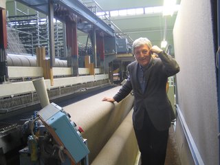 Touring Switzerland: Day 3 - Photo 2 of 4 - Peter Ruckstuhl is a fourth generation carpet maker, whose commitment to sustainability is as strong as his business sense.