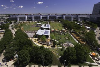 Houston, Texas - Photo 5 of 17 - Discovery Green, a 12-acre park located in downtown Houston, opened on April 13, 2008, giving Houstonians a reason to head downtown and promoting urban development and living. Visit Discovery Green online at discoverygreen.com. Image courtesy of the Greater Houston Convention and Visitors Bureau.