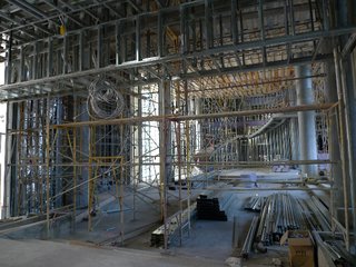 The W Hollywood Residences - Photo 2 of 10 - The hotel lobby as entered through the motor court, with a circular staircase at far end.