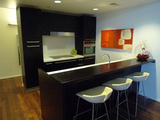 The W Hollywood Residences - Photo 7 of 10 - The demo kitchen with Poliform, Sub-Zero and Kuppersbusch appliances, at the W Hollywood Welcome Center.