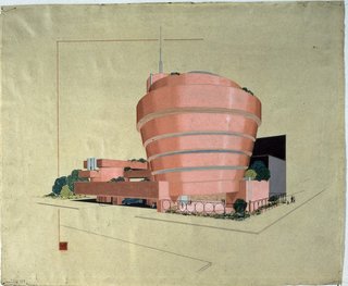 FLW: From Within Outward - Photo 4 of 4 - I loved this early sketch for the Guggenheim Museum in New York. Imagine if it were pink!