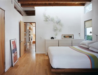 Casa Study House #1 - Photo 10 of 10 - The front bedroom reveals how the design creates through-flow of light and air in what had previously been a poky set of spaces.