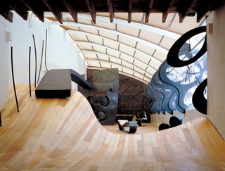 Chalk Farm Road Studio (1981-91)<br><br>Photo courtesy of <br><br>Ron Arad Associates and the Museum of Modern Art