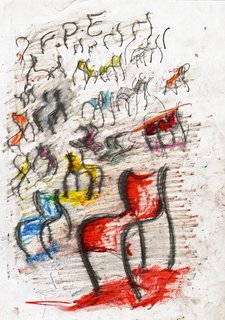 Sketch for FPE (Fantastic, Plastic, Elastic, 1997)<br><br>Photo courtesy of <br><br>Ron Arad Associates and the Museum of Modern Art