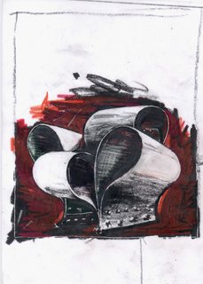 Sketch for Well Tempered Chair (1986)<br><br>Photo courtesy of <br><br>Ron Arad Associates and the Museum of Modern Art