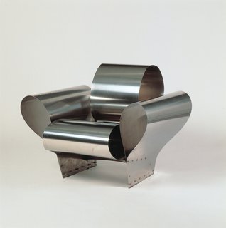 Well Tempered Chair prototype (1986)<br><br>Photo courtesy of the <br><br>Vitra Design Museum and the Museum of Modern Art