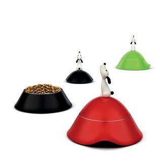 Lulá dog bowl with lid, by Miriam Mirri for A Di Alessi.<br><br>Little pups need as much love as their bigger pals, but not the same amount of food. These bowls were designed with the smaller pooch in mind, with a lid to keep everything fresh.