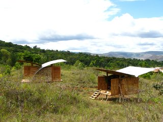 The first two cabanas to be built in Santa Elena will always stand as points of reference in projects the locals undertake in the future.