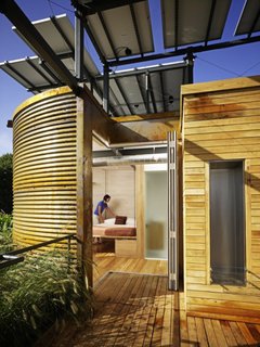 Another view of Cornell University’s Silo House.