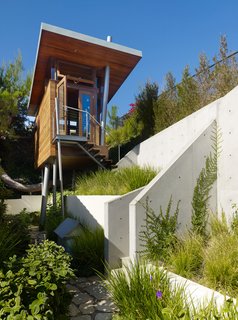 An Atypical Tree House - Photo 1 of 11 - The tree house is perched on a hill that offers canyon vistas and views of downtown L. A. and the Getty Museum.
