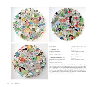 Works by Chris Kenny in The Map as Art: Contemporary Artists Explore Cartography by Katerine Harmon, Published by the Princeton Architectural Press