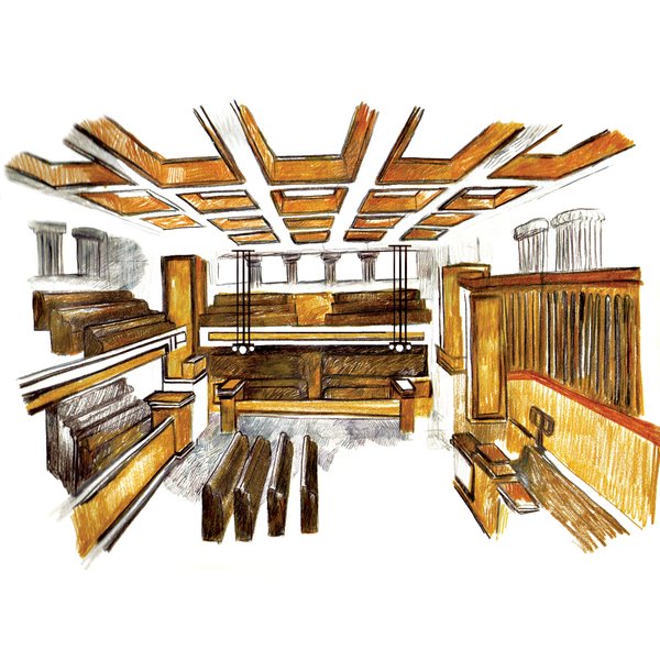 Frank Lloyd Wright was the first modern architect to design a Universalist church. He volunteered to design a replacement for Unity Church in Oak Park, Illinois, the morning after it burned down. The result is the beloved Unity Temple.