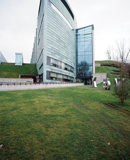 The Kumu Art Museum, designed by Finnish architect Pekka Vapaavuori, showcases primarily Estonian art in a building defined by clean lines, limestone, and glass.
