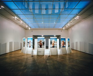 Kunstihoone Art Hall is a center for avant-garde art, which it displays in a flowing gallery space replete with an illuminated glass ceiling.