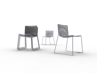 Kilo Design + BIG + Skibsted Ideation - Photo 7 of 15 - Moire Chair by KiBiSi. Designed in 2008 for the 8 House in Copenhagen. Concept. <br><br>Photo courtesy of KiBiSi