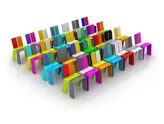 Kilo Design + BIG + Skibsted Ideation - Photo 9 of 15 - HAY Expo Chair by KiBiSi. Designed in 2009 for the Danish EXPO Pavilion at the 2010 Shanghai Expo. In stores in 2010.<br><br>Photo courtesy of KiBiSi