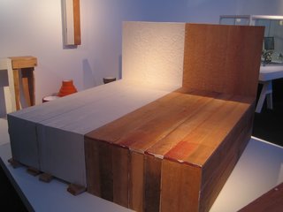 This bed is from designer Peter Marigold's Palindrome Series.