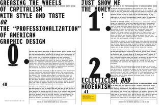 Emigre No. 70 - Photo 4 of 9 - Emigre No. 70, book spread showing reprints from issue no. 43