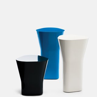 7 Modern Nightstand Options - Photo 8 of 27 - The glass-and-polyester Delta table, designed by Barber Osgerby in 2008, from $2,090 at Established & Sons.