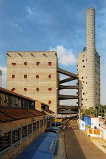 Lina Bo Bardi - Photo 3 of 14 - The Fábrica da Pompéia, a São Paulo cultural center Bo Bardi designed in 1986.