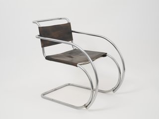 Armchair by Ludwig Mies van der Rohe. Image courtesy the Museum of Modern Art.