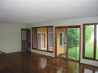 The living room, before renovation.
