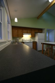 LA Tech-Habitat Home - Photo 14 of 17 - Many of the points accrued to reach LEED silver status were acquired by installing Energy Star products, especially in the kitchen. Photo courtesy of Jared Boudreaux and Tim Hayes.